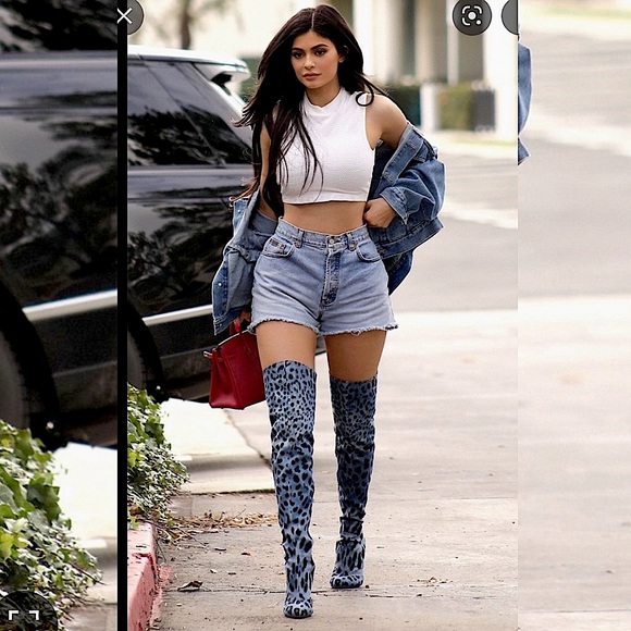 Dolce & Gabbana Shoes - ❌❌SOLD‼️❌❌Brand New* Dolce & Gabbana famous leopard denim thigh high boots